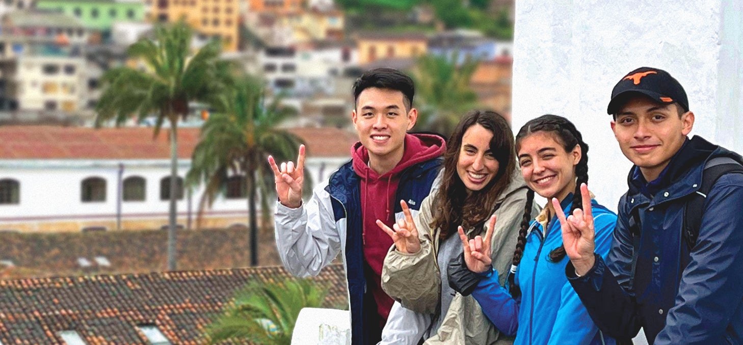 TA PAGL team in the Galápagos islands, Ecuador