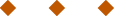 decorative element burnt three orange diamonds