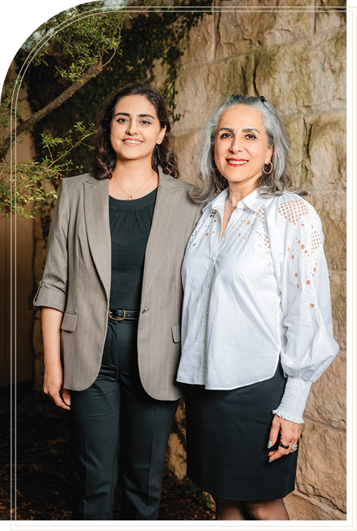 Shanaz Hemmati and Atefeh Esfandiari
